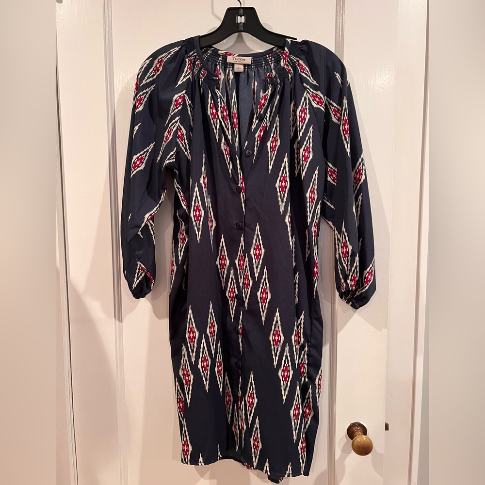 Tucker for Target. Small. Blue Ikat Print.